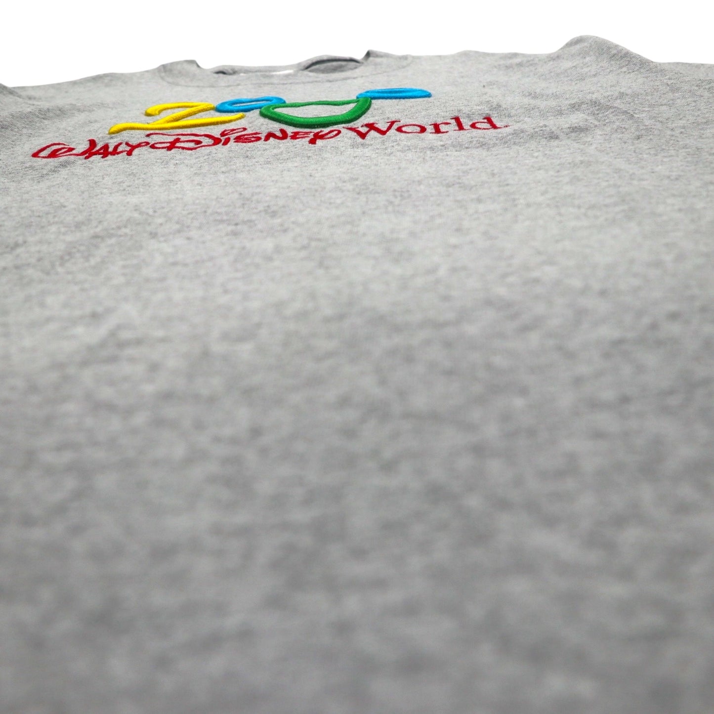 Walt Disney World 00s Disney Mickey Mouse 2000 Millennium T-shirt M Gray Unused