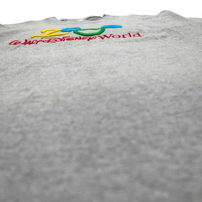 Walt Disney World 00s Disney Mickey Mouse 2000 Millennium T-shirt M Gray Unused