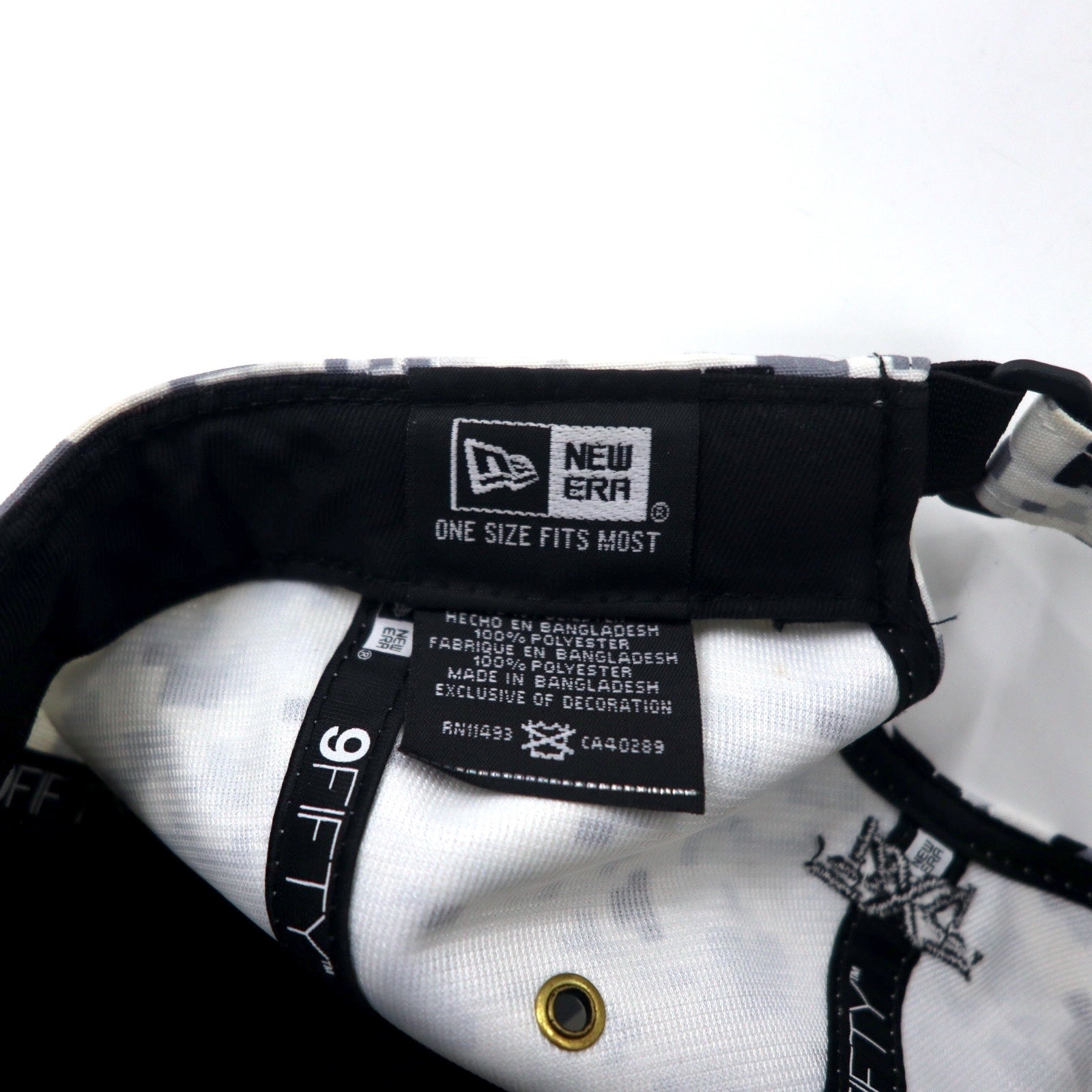 NEW ERA × PXG Baseball Cap ONE Snapback Gray Digital Camo Polyester Logo Plate FAIRWAY CAMO 9TWENTY CAP