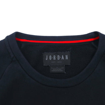 JORDAN BRAND ( NIKE )  グレイテスト フリース スウェット トレーナー L ブラック JSW GREATEST FLC CREW 刺繍 AV6002-010