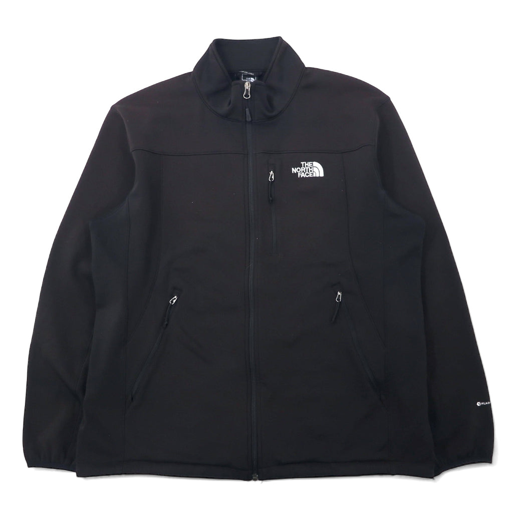日本然リトテ-古着オンライン-THE NORTH FACE フラッシュドライ ソフトシェルジャケット XL ブラック ポリエステル FLASHDRY US規格-THE NORTH FACE Flash Dry Soft Shell Jacket XL Black Polyester FLASHDRY US Standard