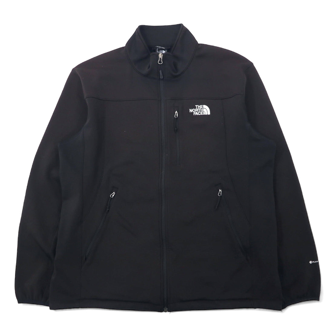 日本然リトテ-古着オンライン-THE NORTH FACE フラッシュドライ ソフトシェルジャケット XL ブラック ポリエステル FLASHDRY US規格-THE NORTH FACE Flash Dry Soft Shell Jacket XL Black Polyester FLASHDRY US Standard