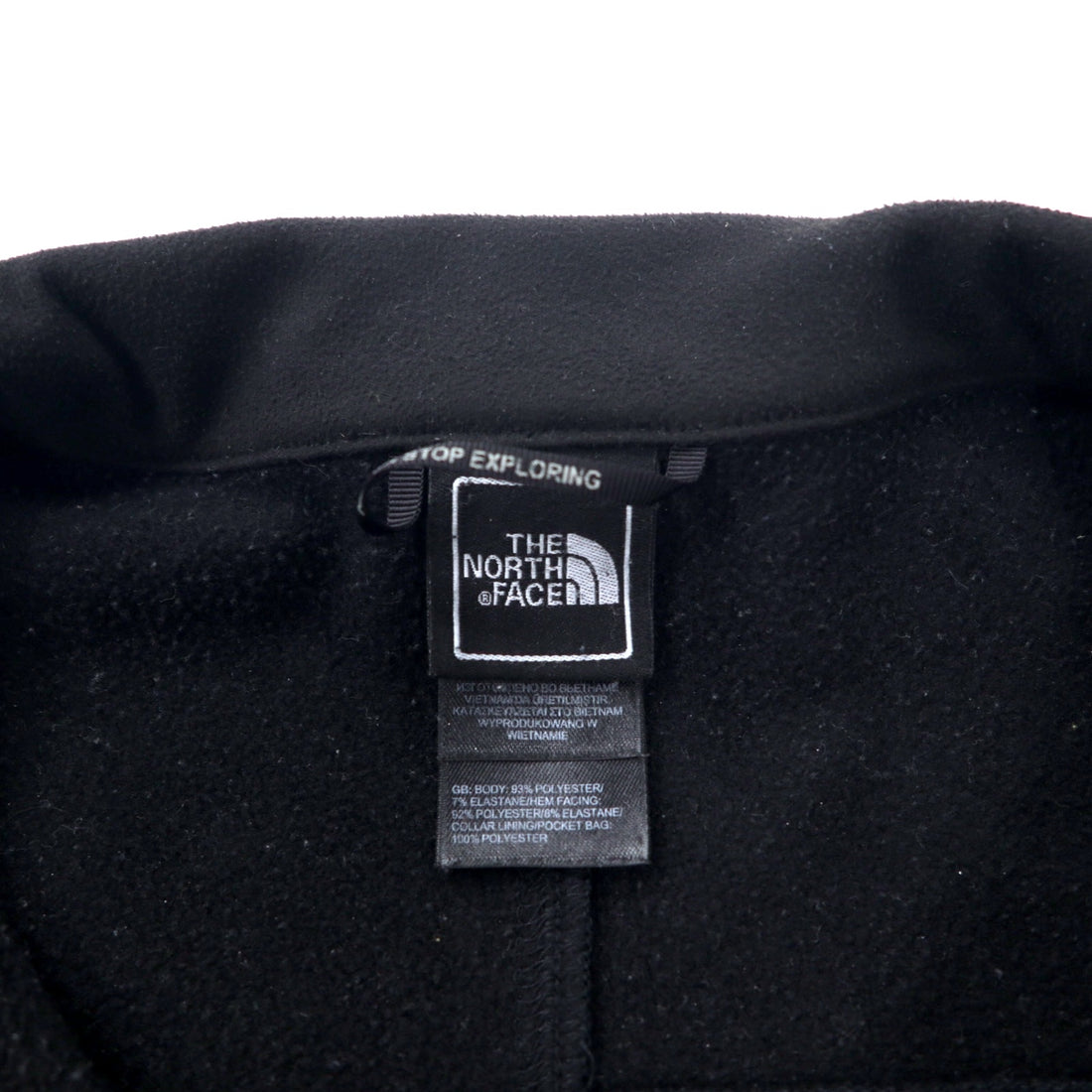 THE NORTH FACE Flash Dry Softshell Jacket XL Black Polyester FLASHDRY US Standard