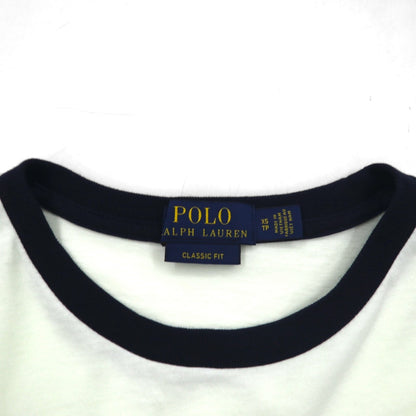 POLO RALPH LAUREN Colorblock Pocket T-Shirt M White Small Pony Embroidery