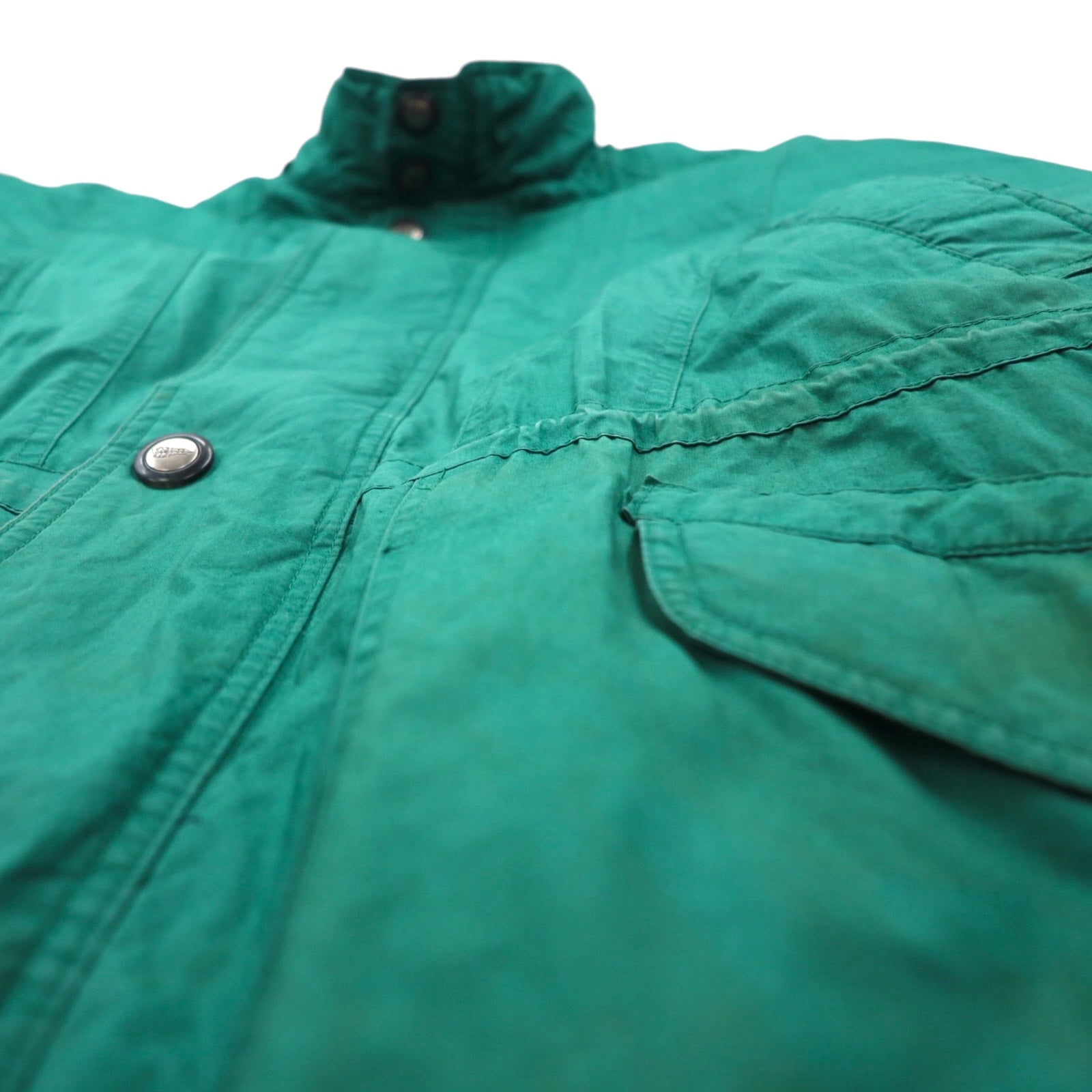 LONDON FOG 90s Field Coat Mountain Parka, XL, Green, Drawcord, Removable Padded Liner