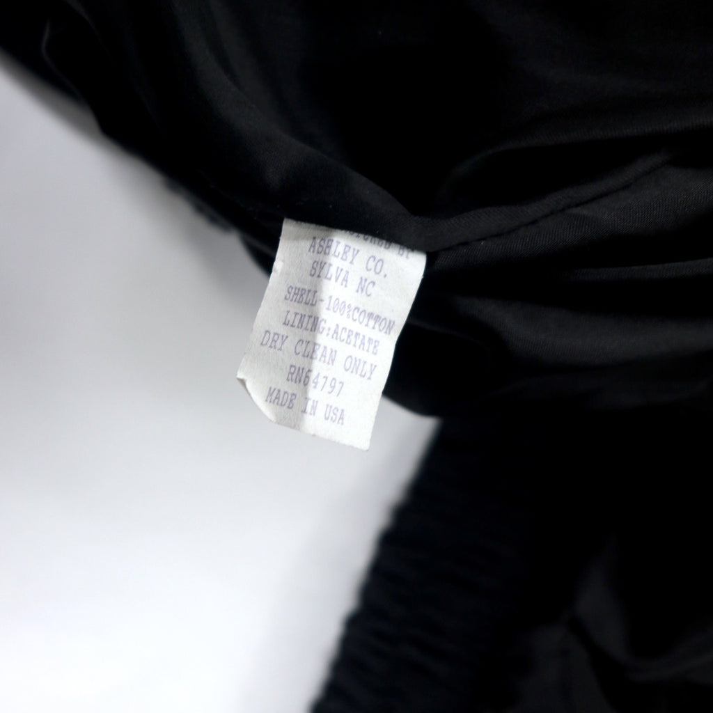 Ashley USA made racing jacket XXL black cotton snap button DAVE KEHL CHEVROLET back embroidery big size