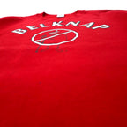 USA made 90s JERZEES print sweatshirt XXL red cotton BELKNAP SAFETY RECORD