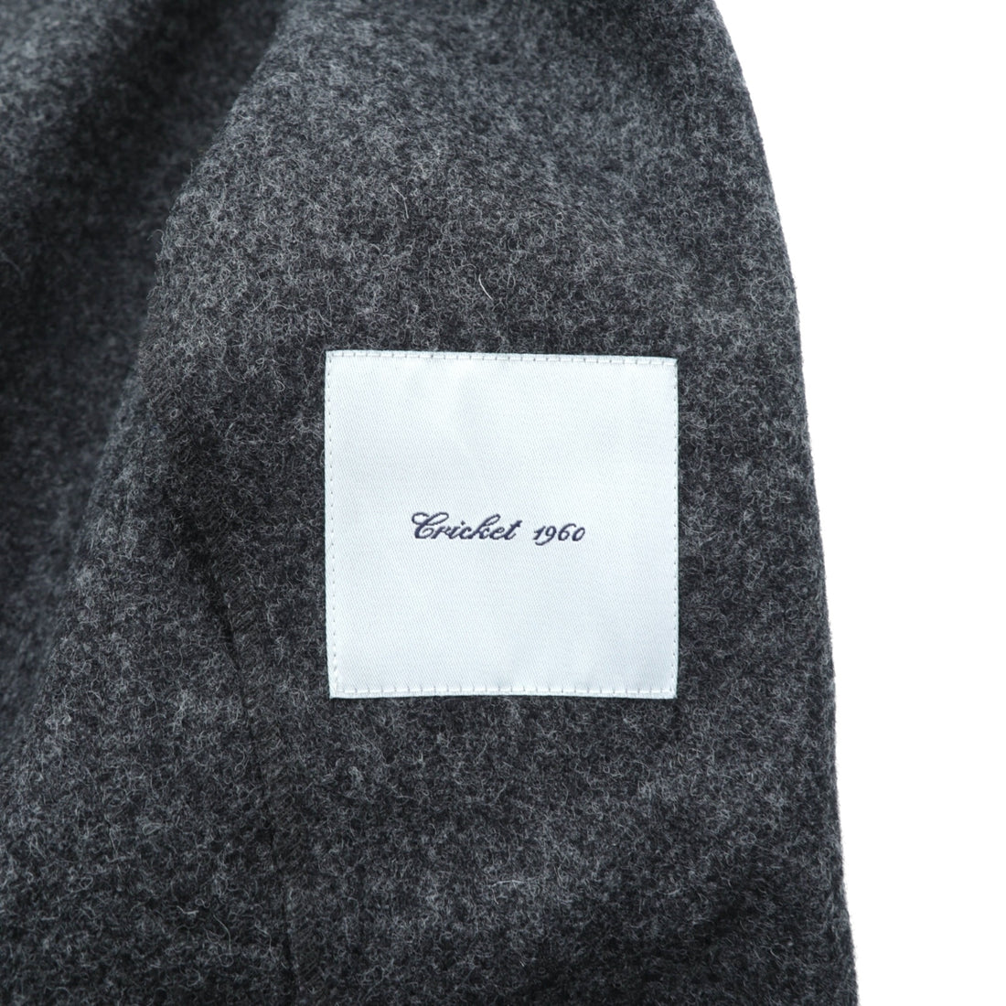 Cricket 1960 x BRONTE By MOON Made in Japan Tweed Leather 3B Wool Tailored Jacket, Size M, Gray