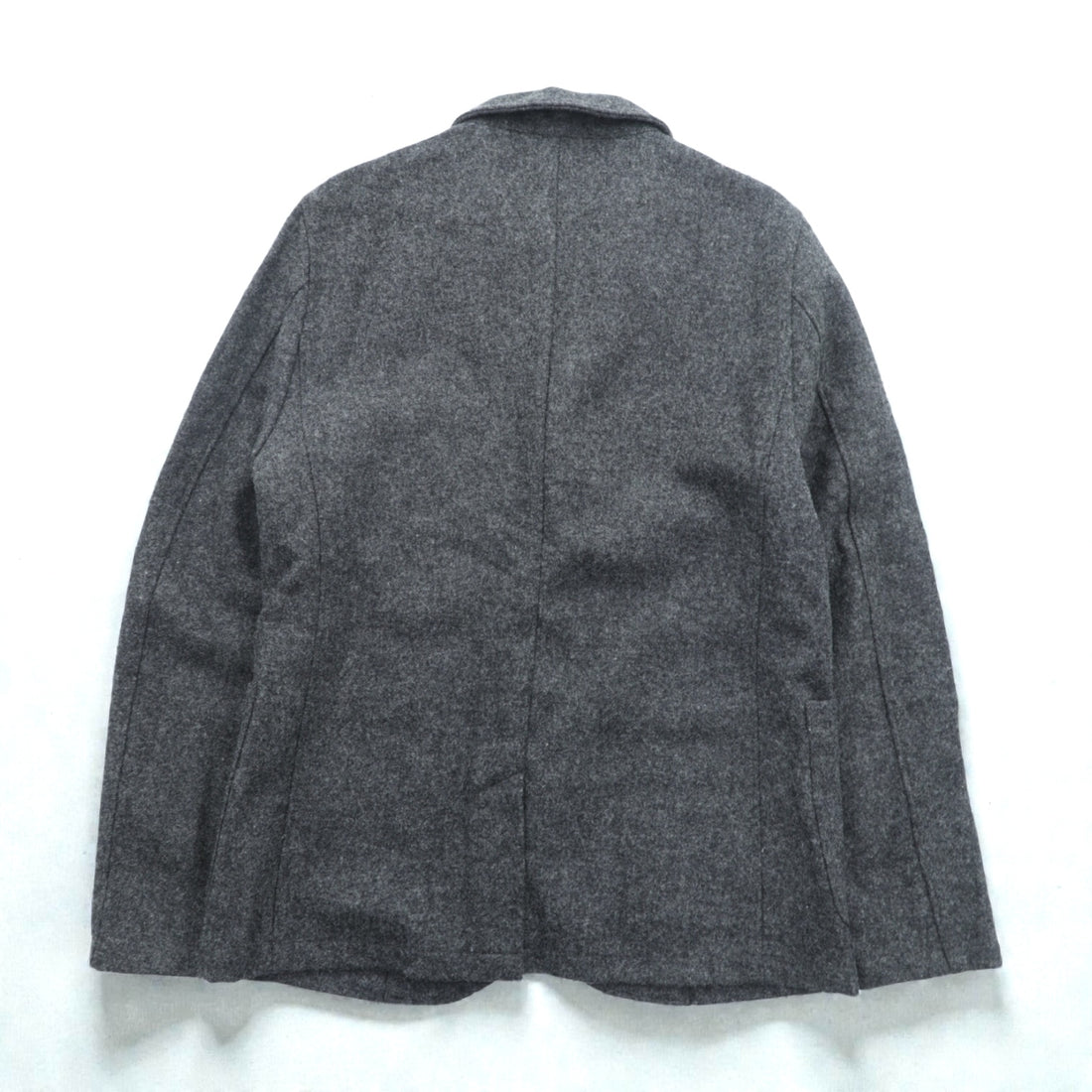 Cricket 1960 x BRONTE By MOON Made in Japan Tweed Leather 3B Wool Tailored Jacket, Size M, Gray