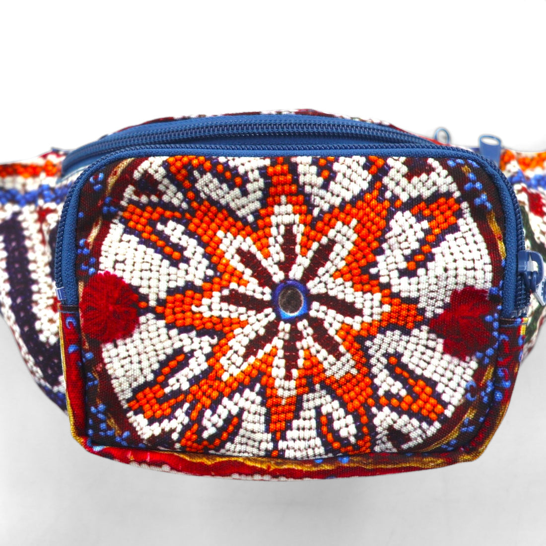 TALKING ABOUT THE ABSTRACTION Transfer Body Bag Waist Bag Multicolor Made in Japan