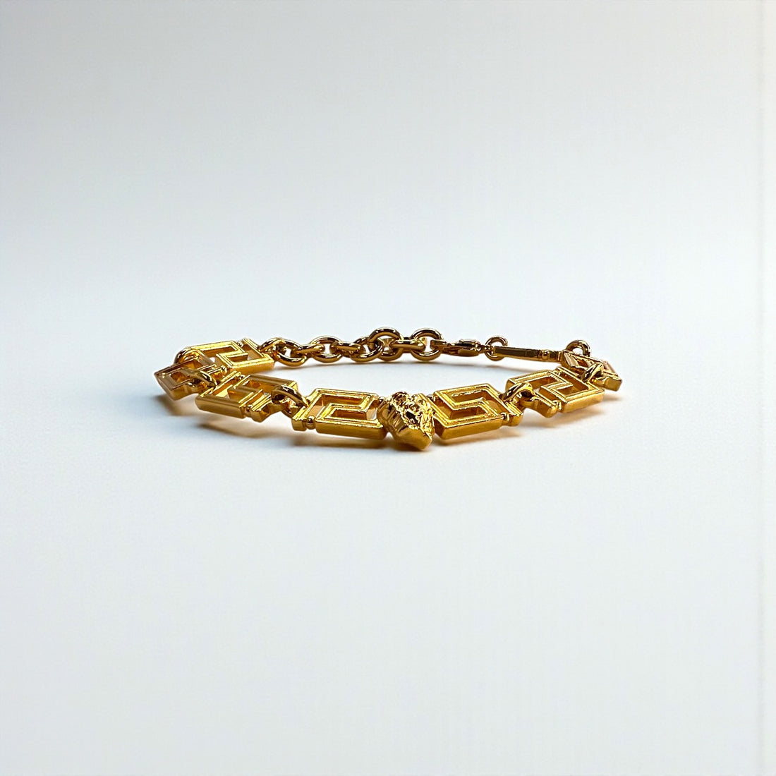 VERSACE グレカ ブレスレット Greca Bracelet ゴールド チェーン メデューサ チャーム