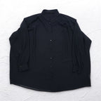 Italiya Overshirt L Black Big Size La Moda GOJI Made in Japan