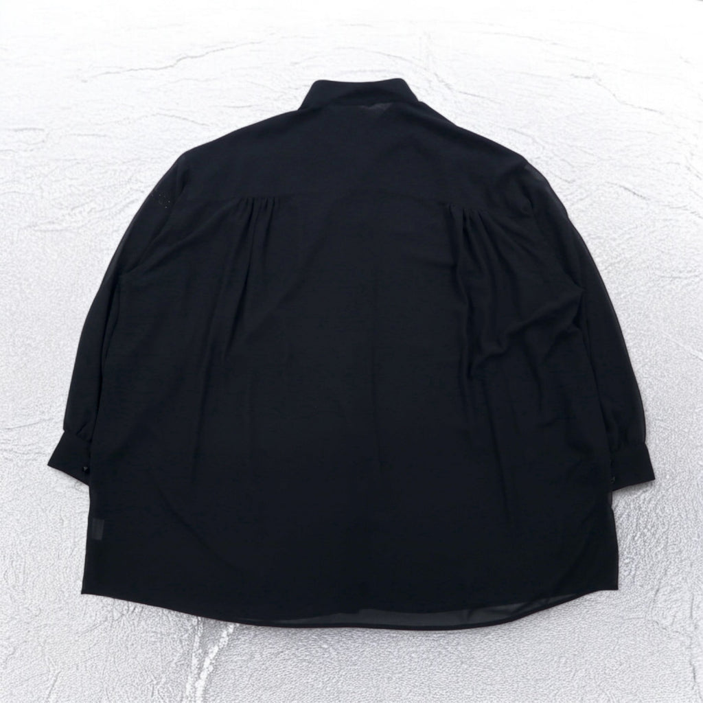 Italiya Overshirt L Black Big Size La Moda GOJI Made in Japan