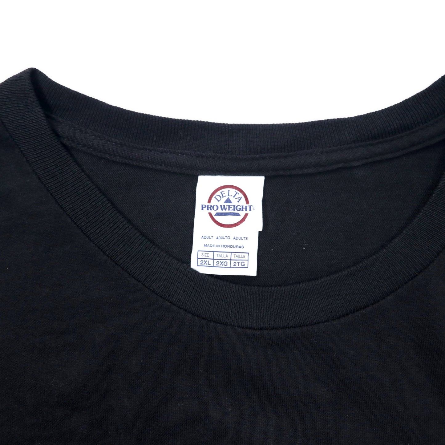DELTA PRO WEIGHT プリントTシャツ 2XL ブラック コットン 英字 US企業 EPHEMERA INC ビッグサイズ