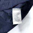 NIKE 90s Nylon Jacket Sports Jacket L Navy Side Line Swoosh Logo Black Tag Big Size