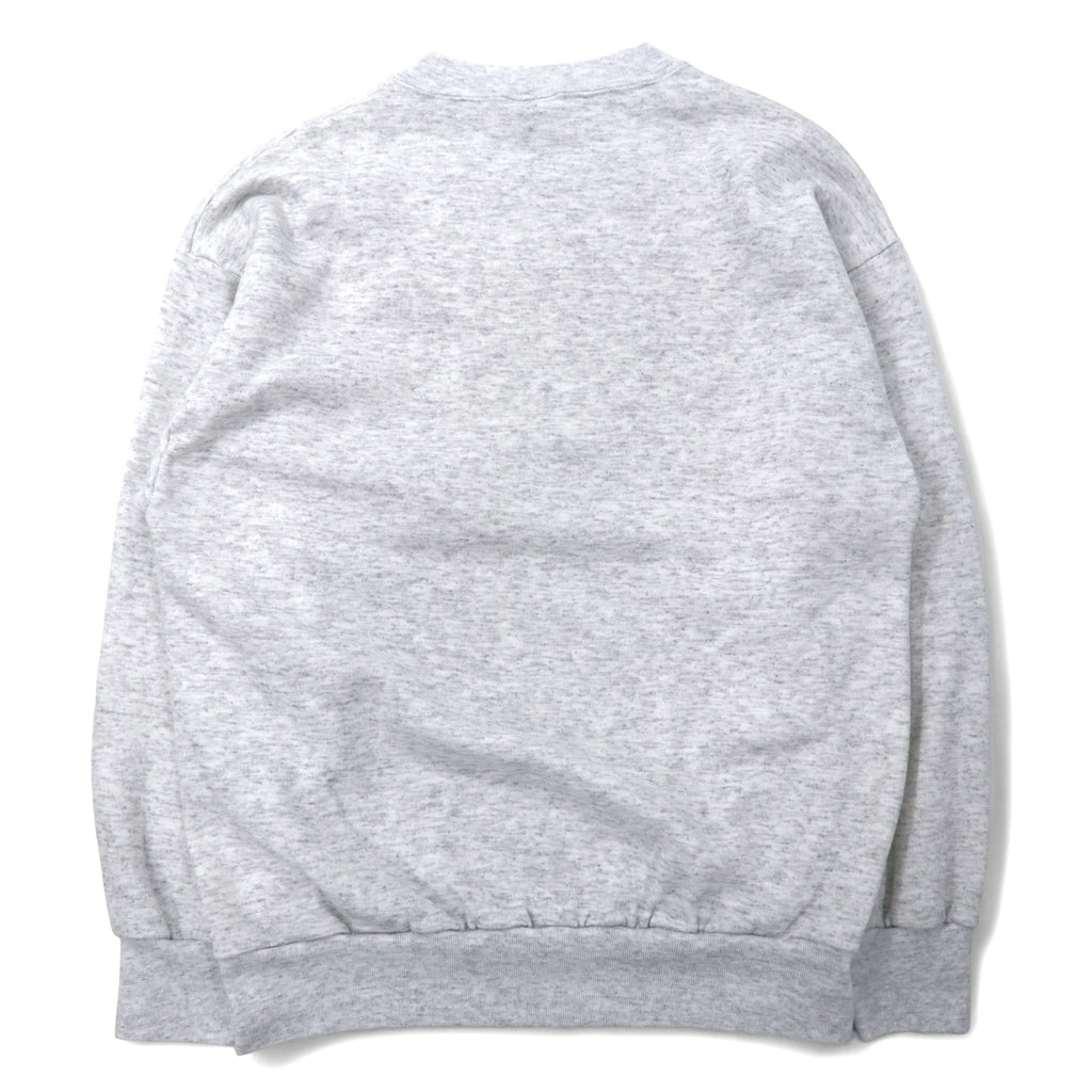 Made in USA 90s SIGNAL SPORTS College Print Sweatshirt XL Grey Cotton Fleece Lining NCAA FLORIDA STATE