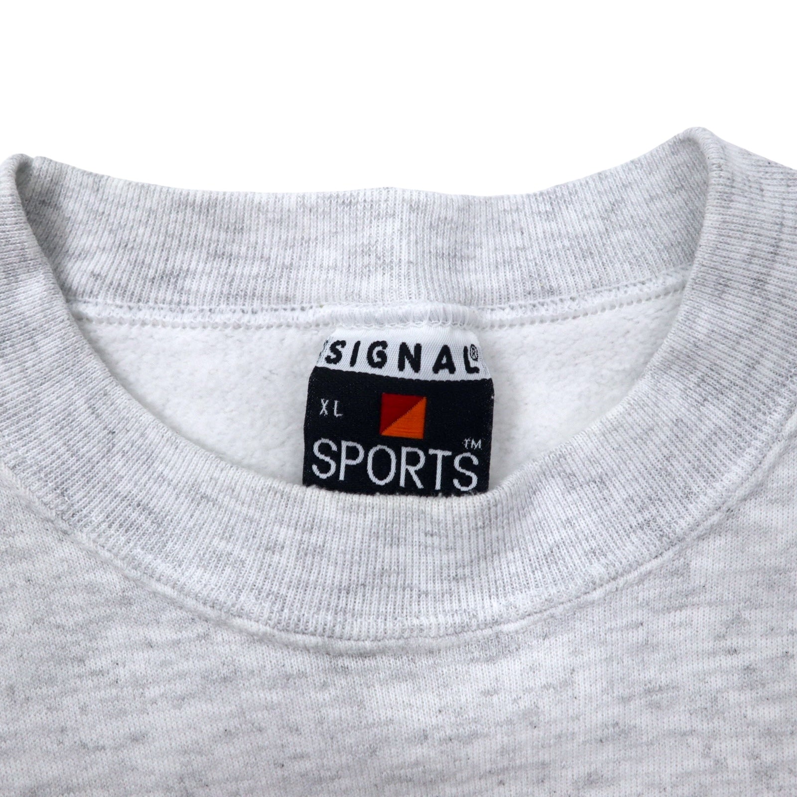 Made in USA 90s SIGNAL SPORTS College Print Sweatshirt XL Grey Cotton Fleece Lining NCAA FLORIDA STATE