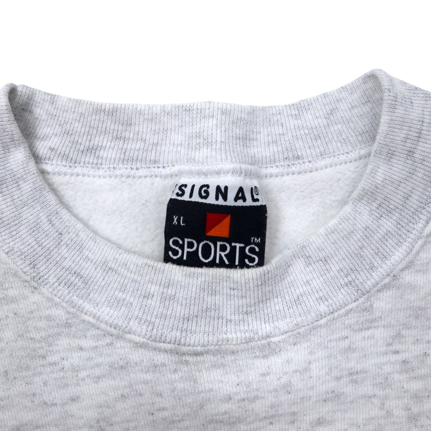 USA製 90年代 SIGNAL SPORTS カレッジ プリント スウェット XL グレー コットン 裏起毛 NCAA FLORIDA STATE