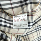 BURBERRY BLACK LABEL ホワイトグース ダウンジャケット M ファー フード着脱 BMP60-320-44 コヨーテファー ホワイトグースダウン 内側ノバチェック