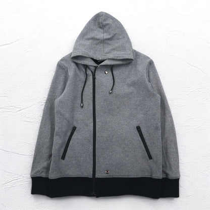 KATHARINE HAMNETT LONDON Double Zip Riders Parka L Grey