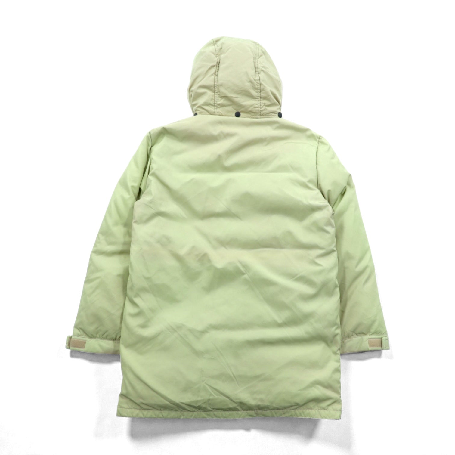 BURBERRY BLACK LABEL ホワイトグース ダウンジャケット M ファー フード着脱 BMP60-320-44 コヨーテファー ホワイトグースダウン 内側ノバチェック