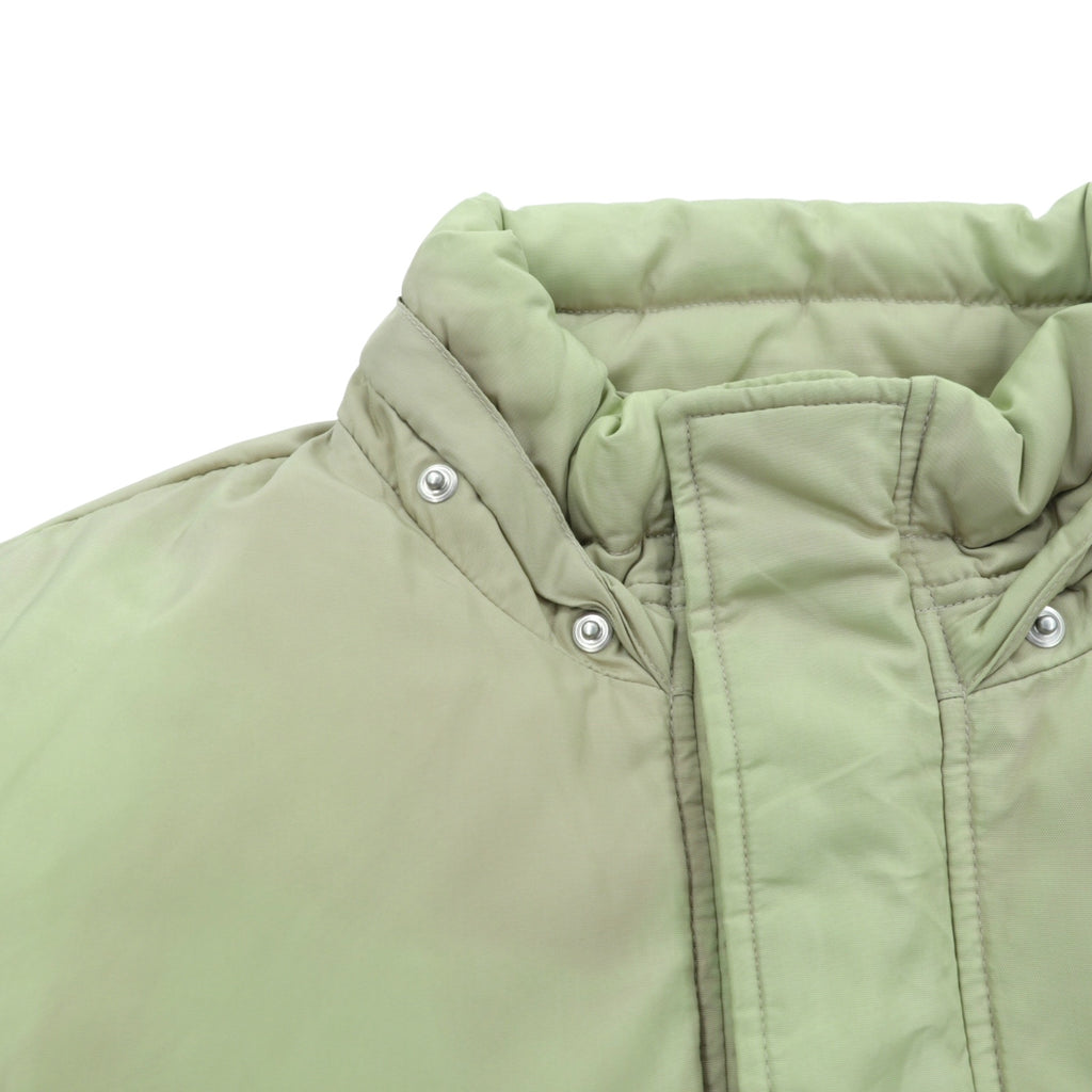 BURBERRY BLACK LABEL ホワイトグース ダウンジャケット M ファー フード着脱 BMP60-320-44 コヨーテファー ホワイトグースダウン 内側ノバチェック