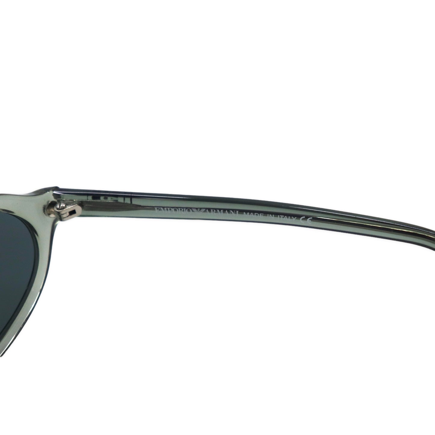 EMPORIO ARMANI Clear Sunglasses Oval Gray 576-S 166 SMALL 139 