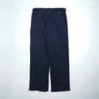Polo Ralph Lauren 90年代  ポロチノ ２タック ワイド チノパンツ XL ネイビー ANDREW PANT