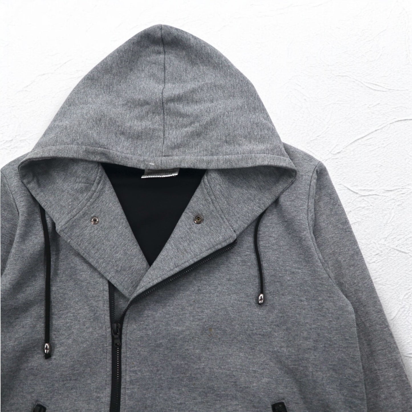 KATHARINE HAMNETT LONDON Double Zip Riders Parka L Grey