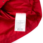 NIKE 90s Nylon Jacket Sports Jacket L Red Black Side Line Swoosh Logo Black Tag Big Size
