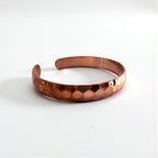 Vintage Hammered Cuff Bracelet バングル ゴールド ハンマーワーク 槌目 ブラス 真鍮 銅