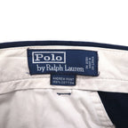 Polo Ralph Lauren 90年代  ポロチノ ２タック ワイド チノパンツ XL ネイビー ANDREW PANT