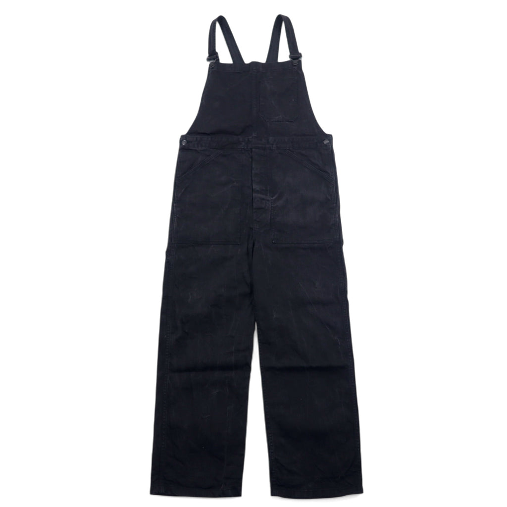 日本然リトテ-古着オンライン-Sonic Lab ( nepenthes 取扱い ) ブラック デニム オーバーオール S ブラック コットン 日本製-Sonic Lab (Nepenthes available) Black Denim Overalls S Black Cotton Japan Made
