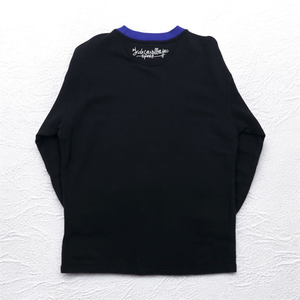 Castelbajac sport 90s character print sweatshirt M black cotton
