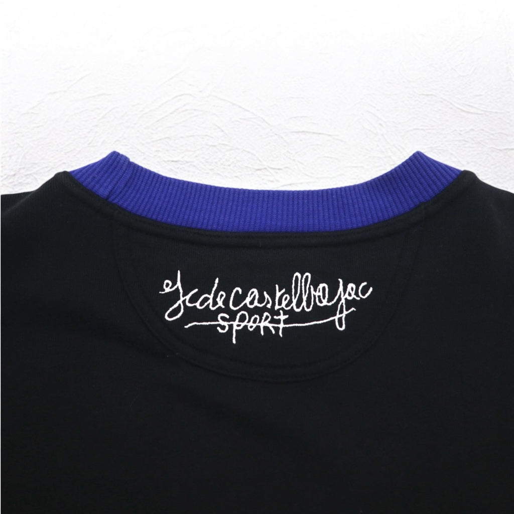 Castelbajac sport 90s character print sweatshirt M black cotton