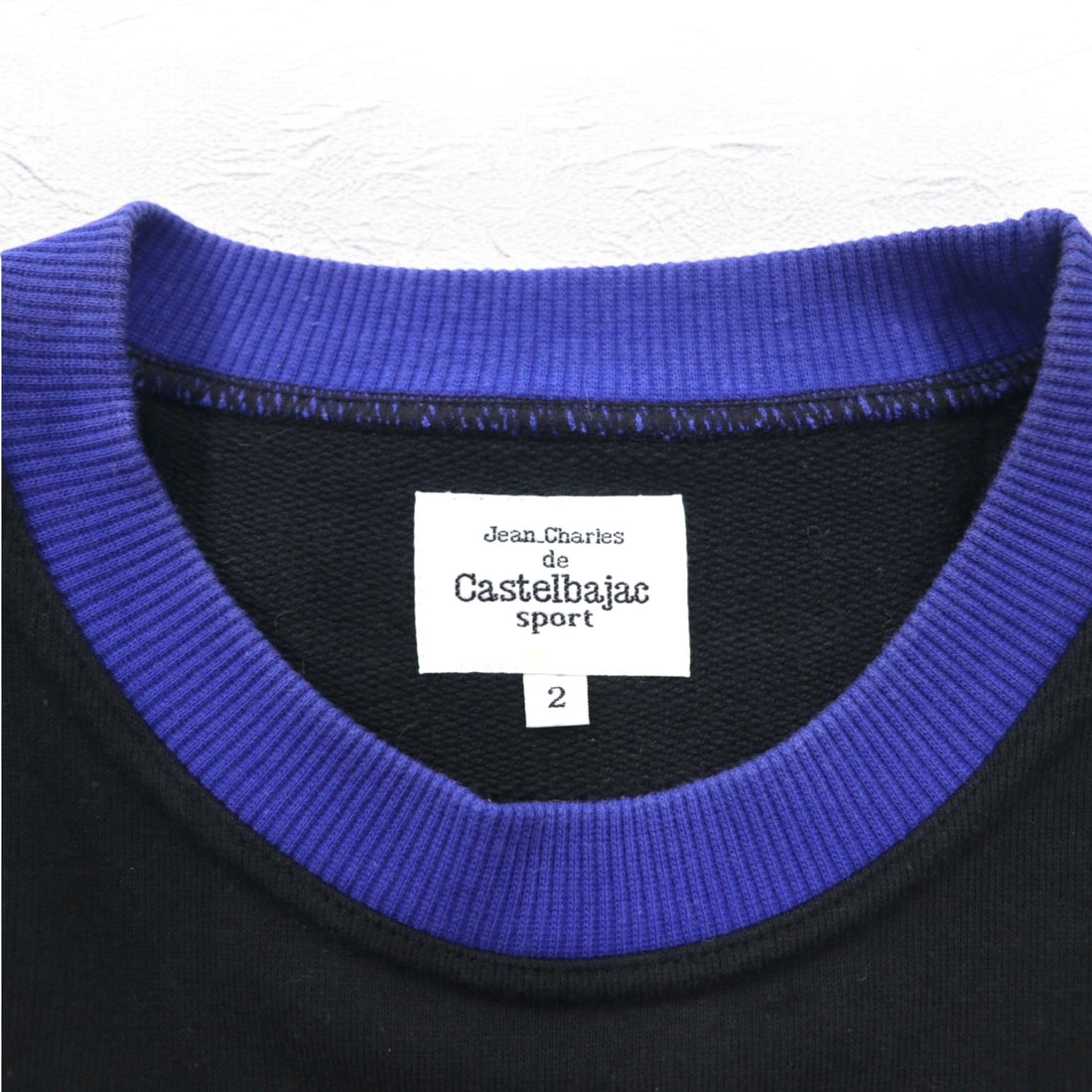 Castelbajac sport 90s character print sweatshirt M black cotton