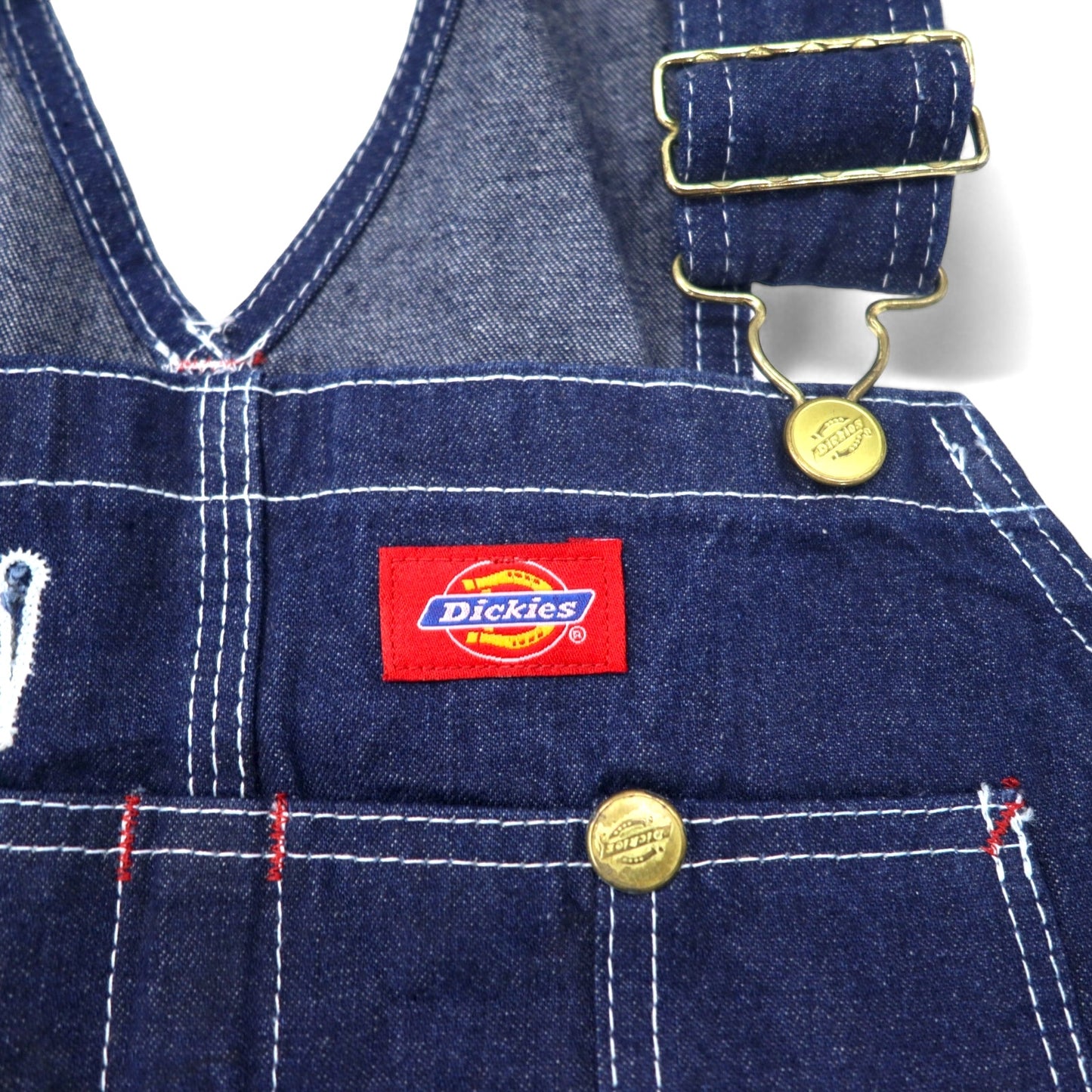 Dickies デニム オーバーオール 36 ブルー コットン 8394NB メキシコ製