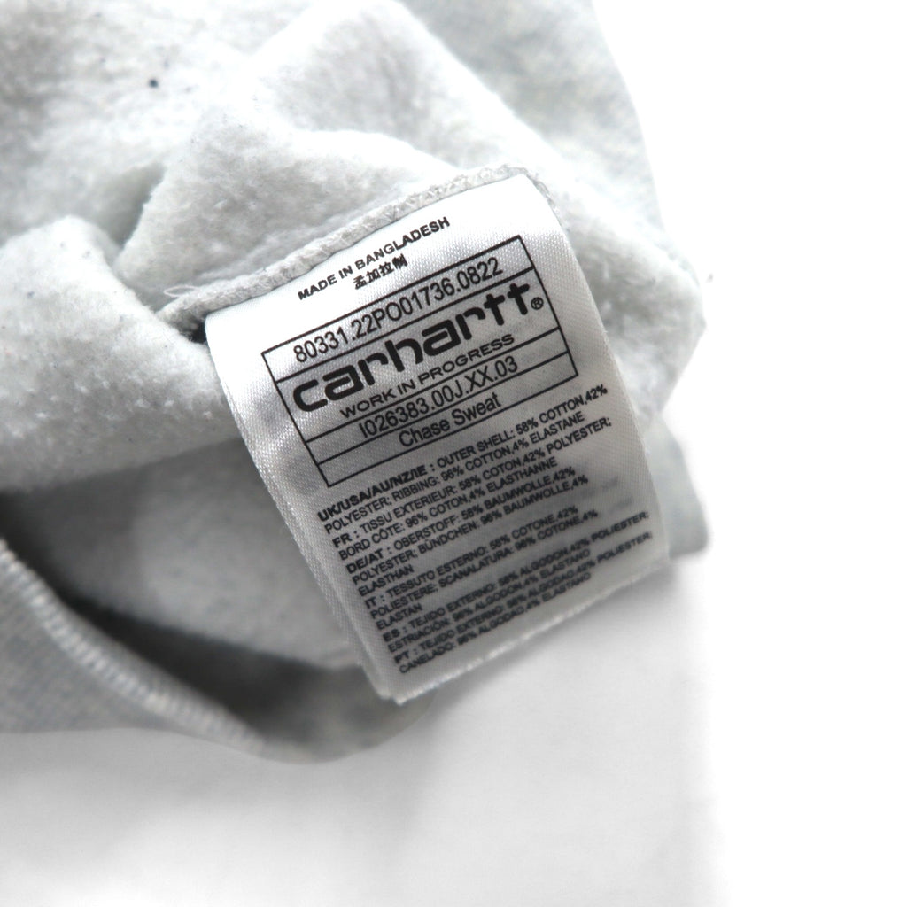 Carhartt WIP Chase Sweatshirt, Size M, Gray, I026383