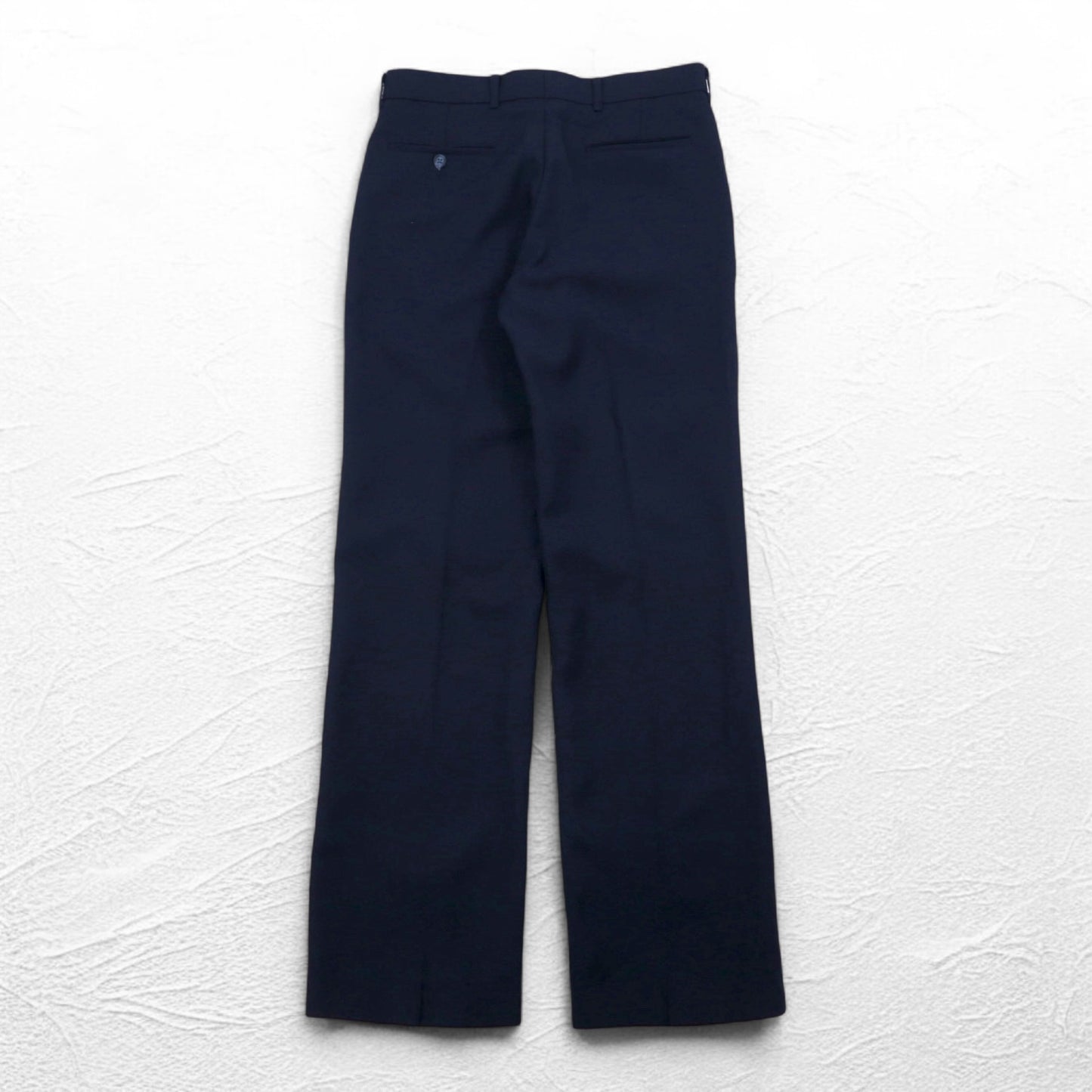 LEVI'S ACTION SUITS 70年代 スタプレ STA-PREST スラックスパンツ L ネイビー ロケットTALONジップ BUSINESS CLASS