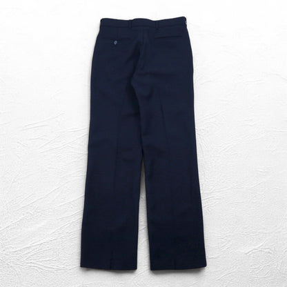LEVI'S ACTION SUITS 70年代 スタプレ STA-PREST スラックスパンツ L ネイビー ロケットTALONジップ BUSINESS CLASS