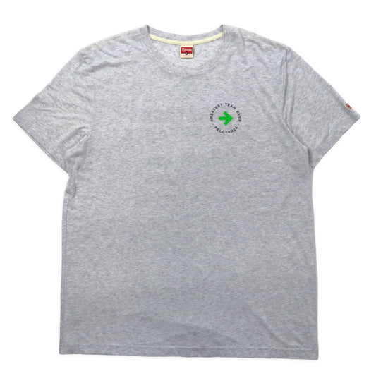 日本然リトテ-古着オンライン-USA製 Homage 90年代 プリントTシャツ XL グレー コットン PELOTONIA COLUMBUS OHIO 両面プリント ビッグサイズ-USA MADE HOMAGE 90s Print T-Shirt XL Gray Cotton Pelotonia Columbus Ohio Double -sided print Big Size