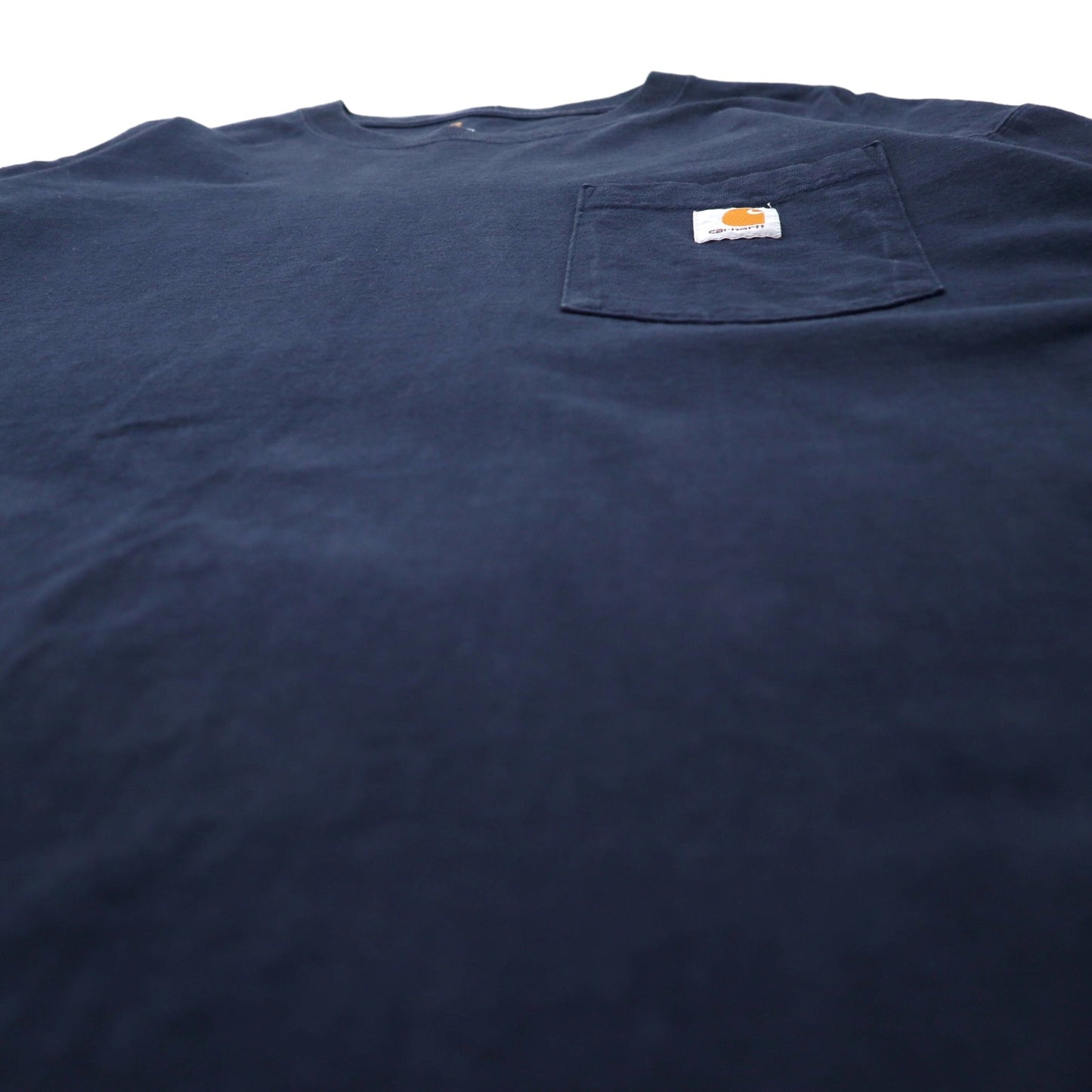 carhartt ロングスリーブ Tシャツ ロンT XL ネイビー コットン ORIGINAL FIT ホンジュラス製