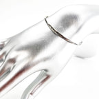 Navajo Elaine Tahe Sterling Cuff Bracelet ナバホ族 シルバー バングル インディアンジュエリー スタンプワーク