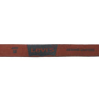 Levi's レザー ベルト M ブラウン 編み込み 13LV1201