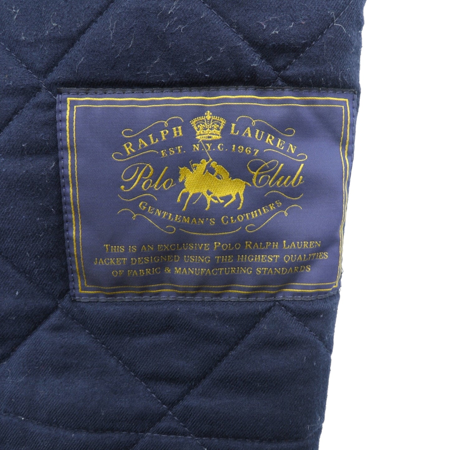 Polo Ralph Lauren ブラックウォッチ キルティングジャケット M グリーン チェック 襟コーデュロイ チンストラップ