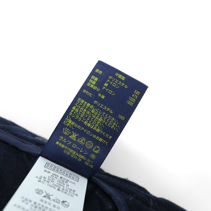 Polo Ralph Lauren ブラックウォッチ キルティングジャケット M グリーン チェック 襟コーデュロイ チンストラップ