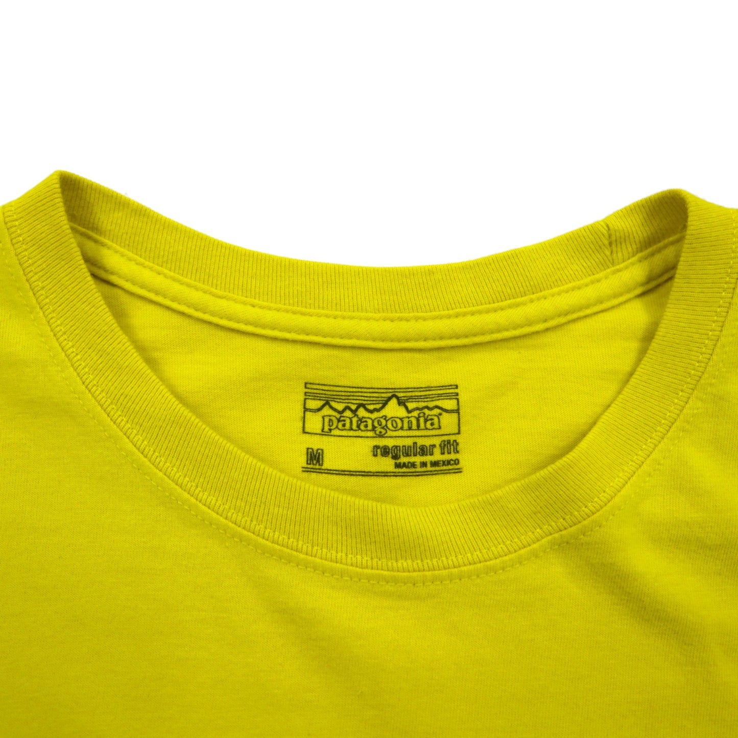 Patagonia P-6 Logo Pocket T-Shirt P-6 Logo Cotton Pocket T-Shirt M Yellow Organic Cotton 38910