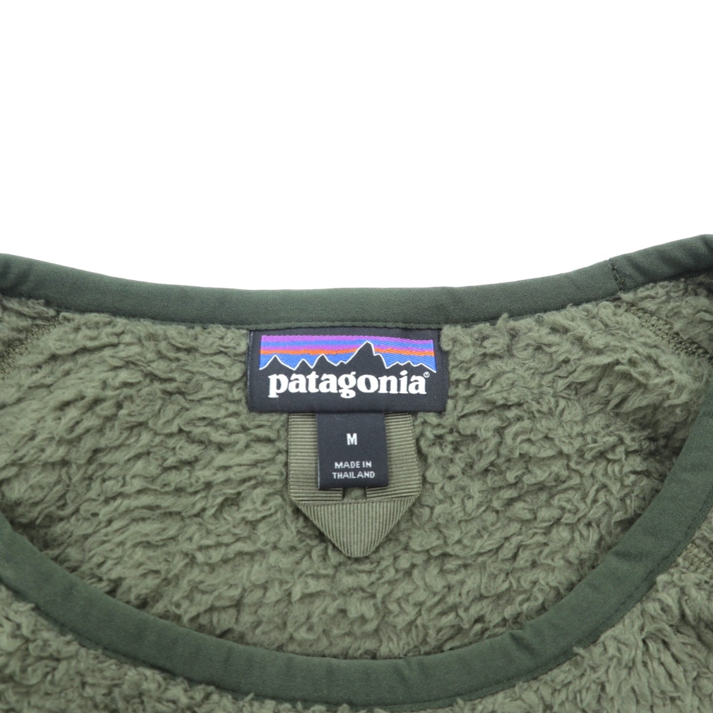 Patagonia ロスガトス クルー Los Gatos Crew ボア フリースジャケット M カーキ プルオーバー 25895