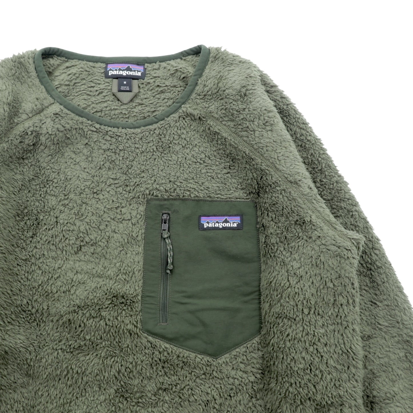 Patagonia ロスガトス クルー Los Gatos Crew ボア フリースジャケット M カーキ プルオーバー 25895