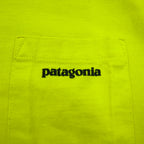 patagonia P-6ロゴ ポケット Tシャツ P-6 Logo Cotton Pocket T-Shirt M イエロー オーガニックコットン 38910